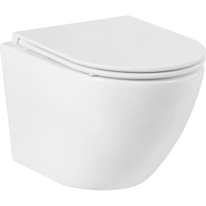 Унитаз подвесной безободковый BELBAGNO BB046CHR/BB2111SC